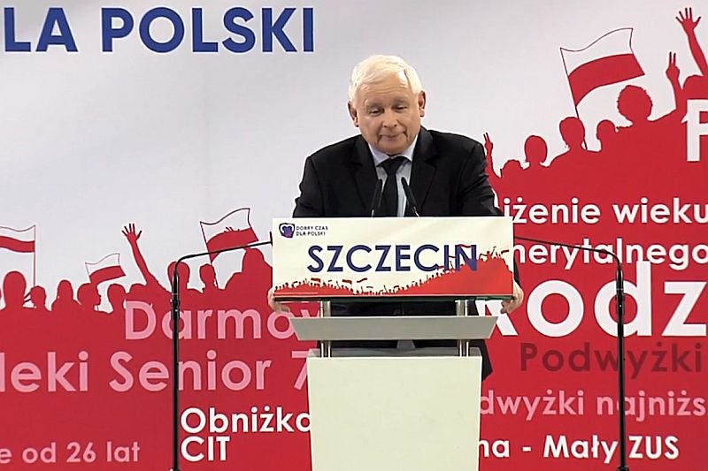 Jarosław Kaczyński podczas konwencji PiS w Szczecinie zapowiedział stworzenie "innej, nowej elity ekonomicznej" po wyborach.