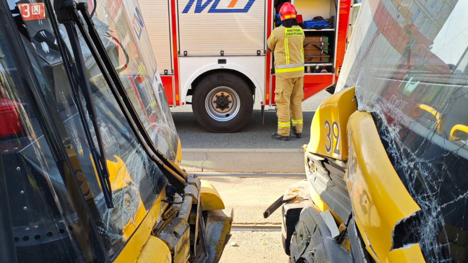 Zderzenie tramwajów w centrum Warszawy. Są ranni.