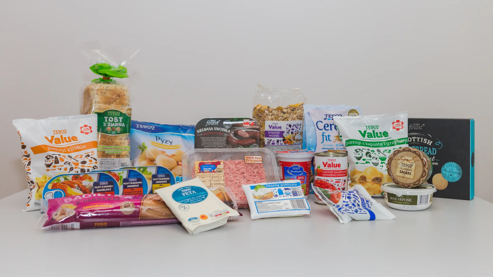 Wśród produktów marki Tesco jest zaskakująco dużo produktów z naturalnym składem.