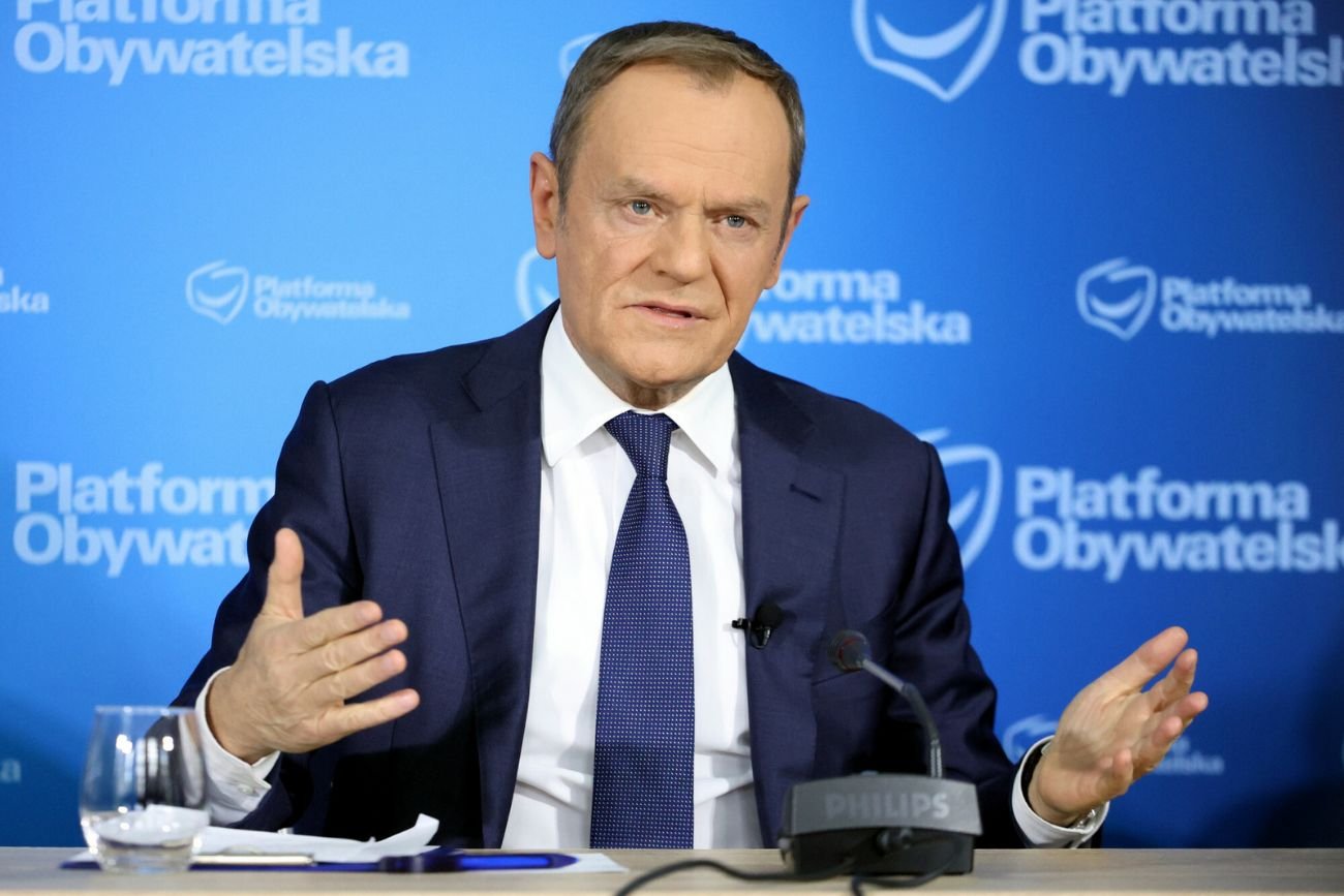 Donald Tusk był gościem programu Tomasza Lisa.