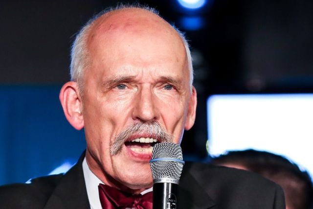 Janusz Korwin-Mikke wywołał popłoch w Brukseli.