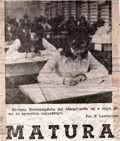 Trzymam kciuki za maturzystów! A na tym zdjęciu ja podczas matury. Stres wtedy i dziś pewnie ten sam....