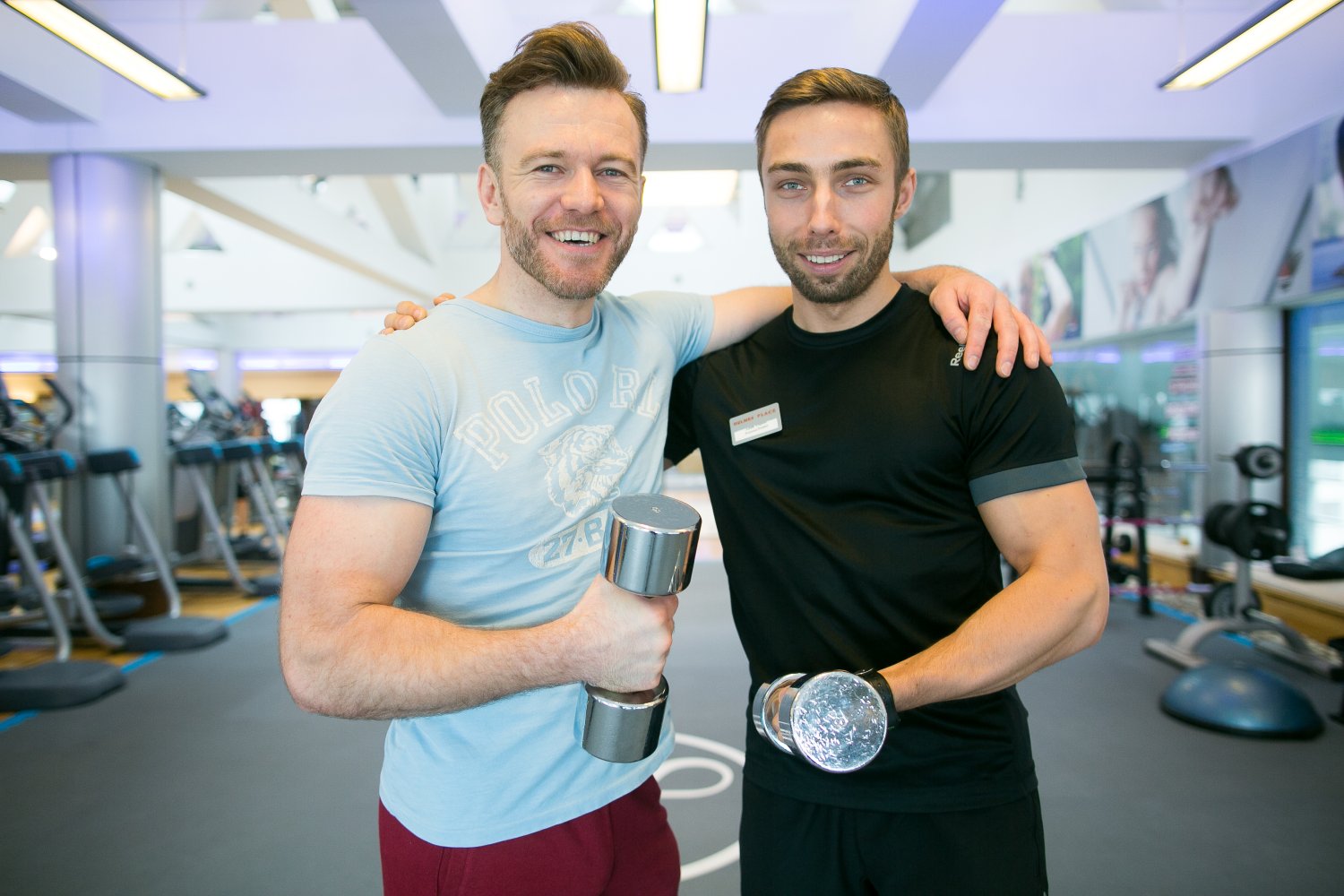 Jarek ze swoim trenerem Adamem Trajdosem