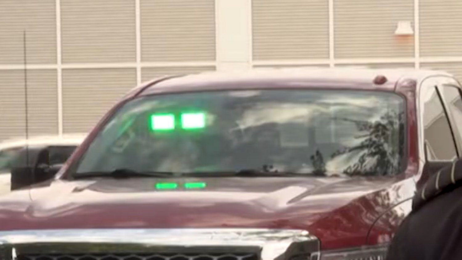 A fresh rooster on Polish roads. A green, flashing light will give drivers a clear signal