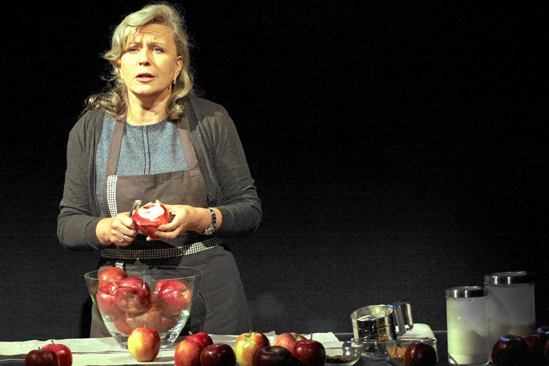 Krystyna Janda podczas próby spektaklu "Danuta W."