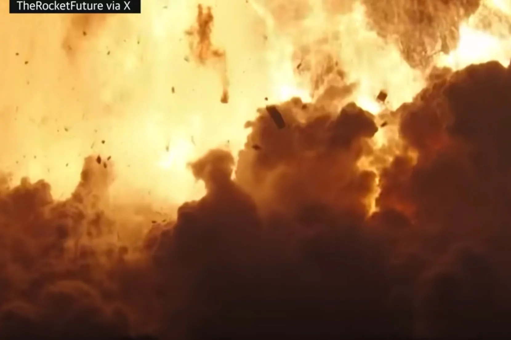 Katastrofa w bazie SpaceX Rakieta Muska po wybuchu