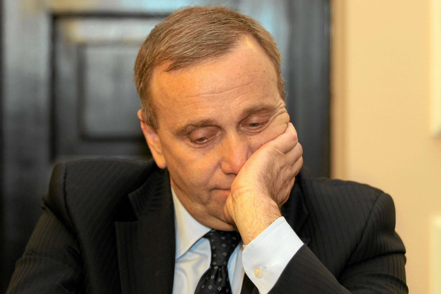 Grzegorz Schetyna po feralnym lunchu trafił do szpitala