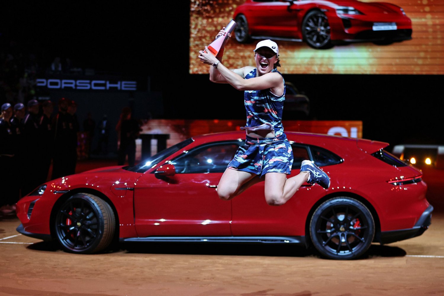 Tak Iga Świątek cieszyła się z wygranej w turnieju WTA w Stuttgarcie