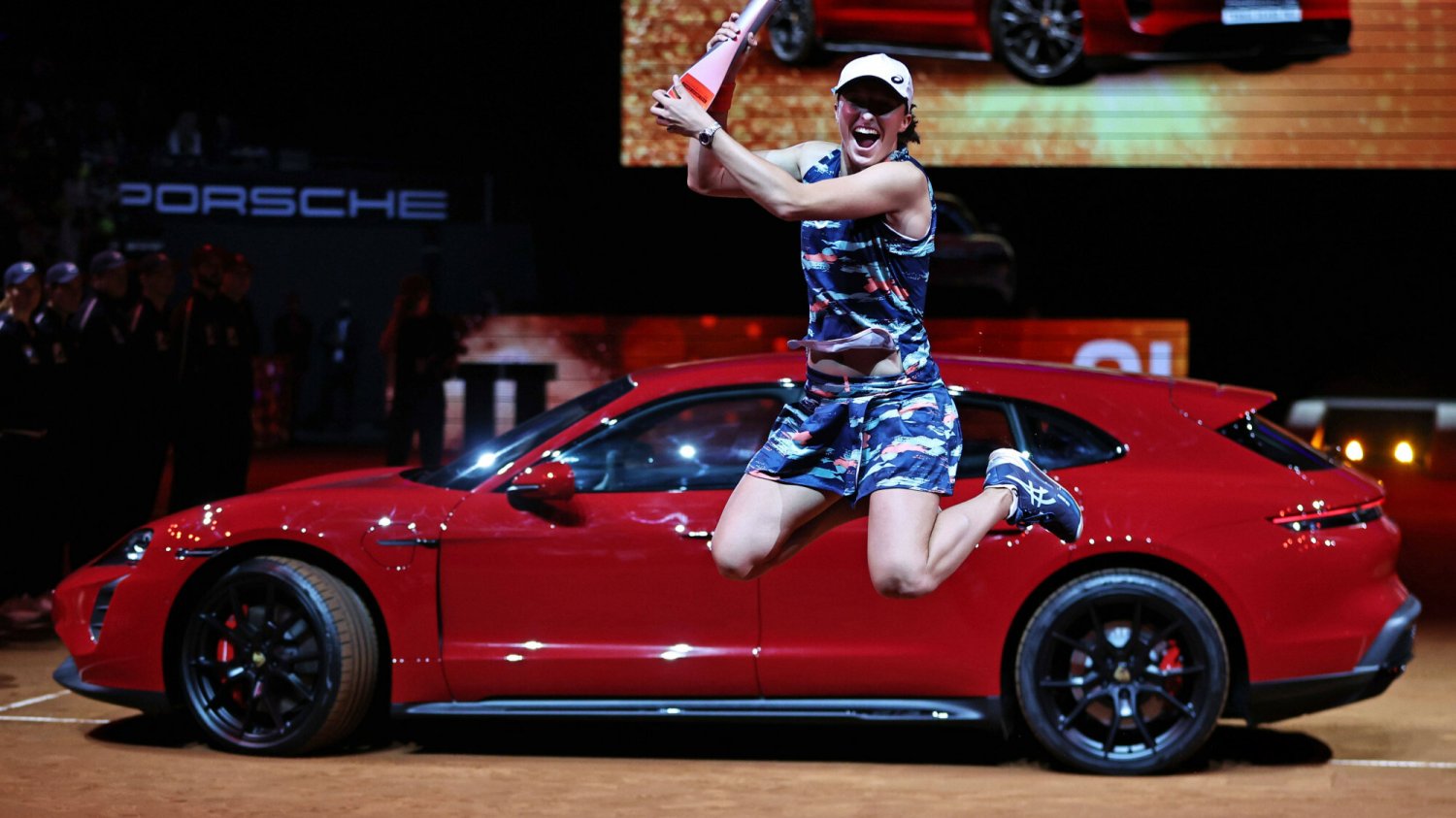 Tak Iga Świątek cieszyła się z wygranej w turnieju WTA w Stuttgarcie