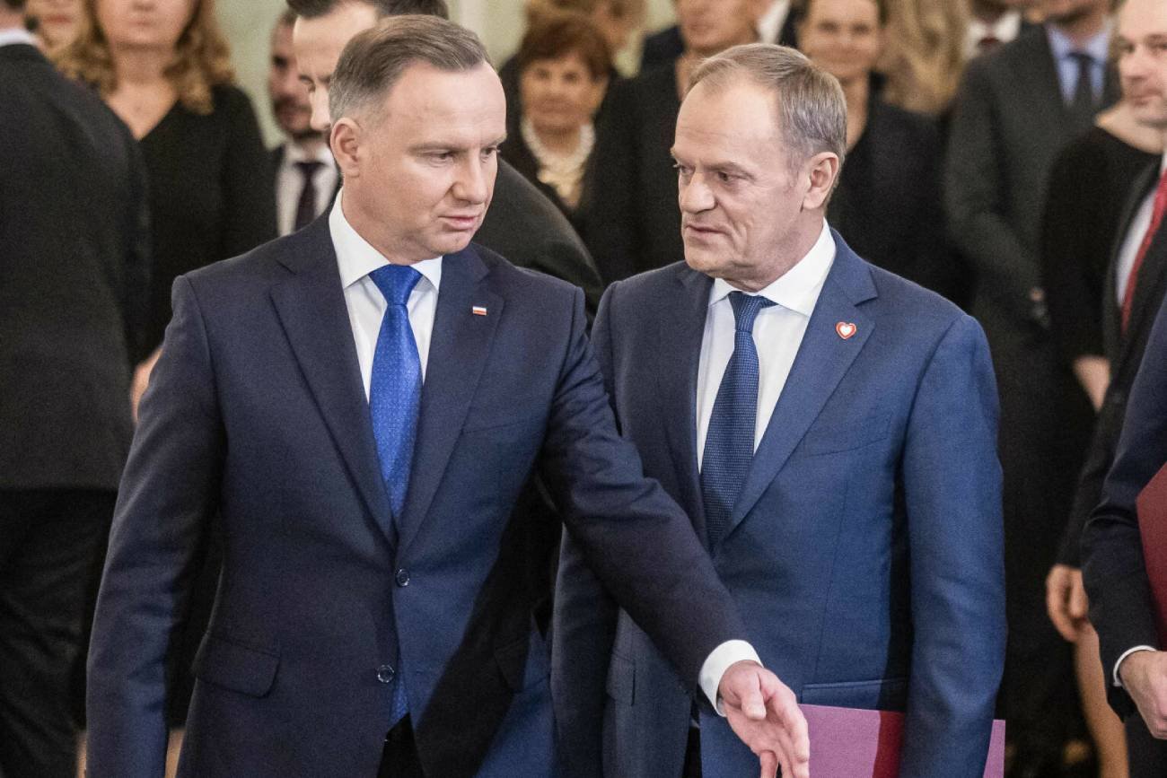 Zgrzyt na linii Tusk - Duda. Mastalerek zapowiada walkę o TVP