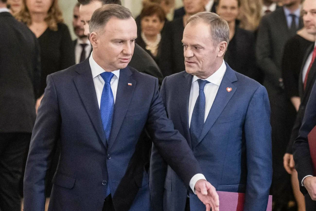 Zgrzyt na linii Tusk - Duda. Mastalerek zapowiada walkę o TVP