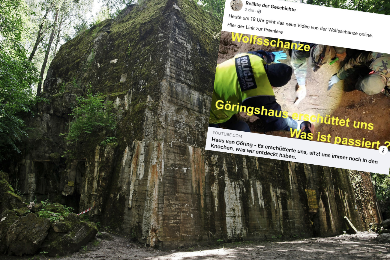 Wilczy Szaniec. Odkryto 5 szkieletów pod podłogą domu Hermanna Goeringa