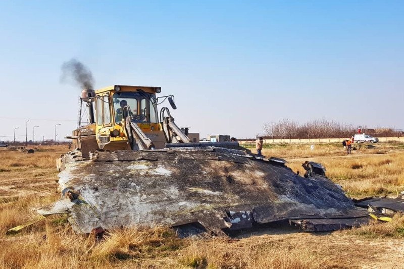 Irańczycy dokładnie wysprzątali miejsce katastrofy ukraińskiego samolotu.