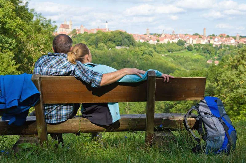 Rothenburg ob. der Tauber, panorama miasta
