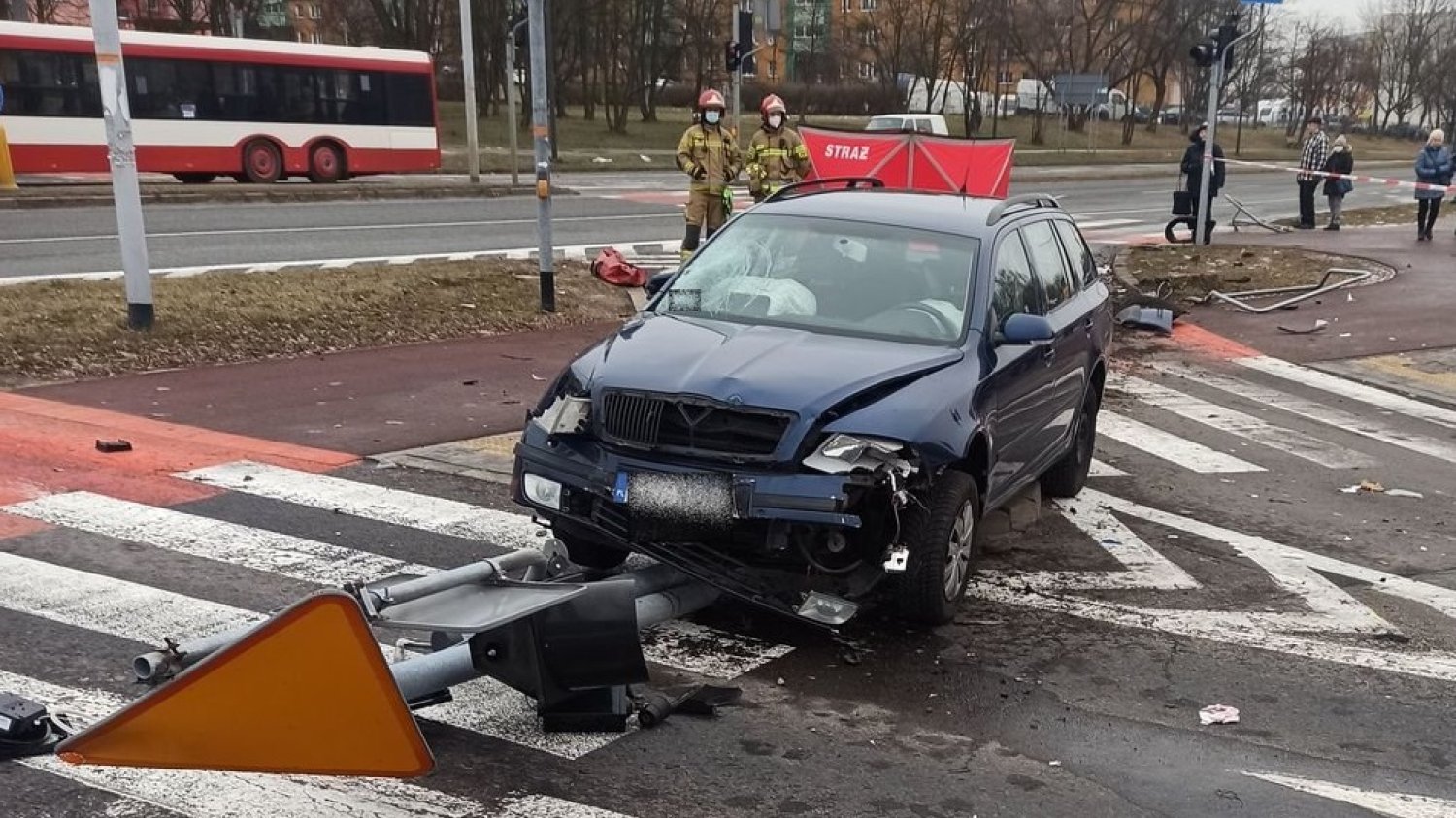 W wyniku wypadku w Sosnowcu zginęły dwie osoby.