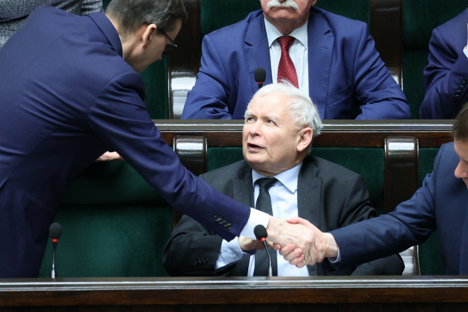 Premier i prezes PiS w Sejmie.