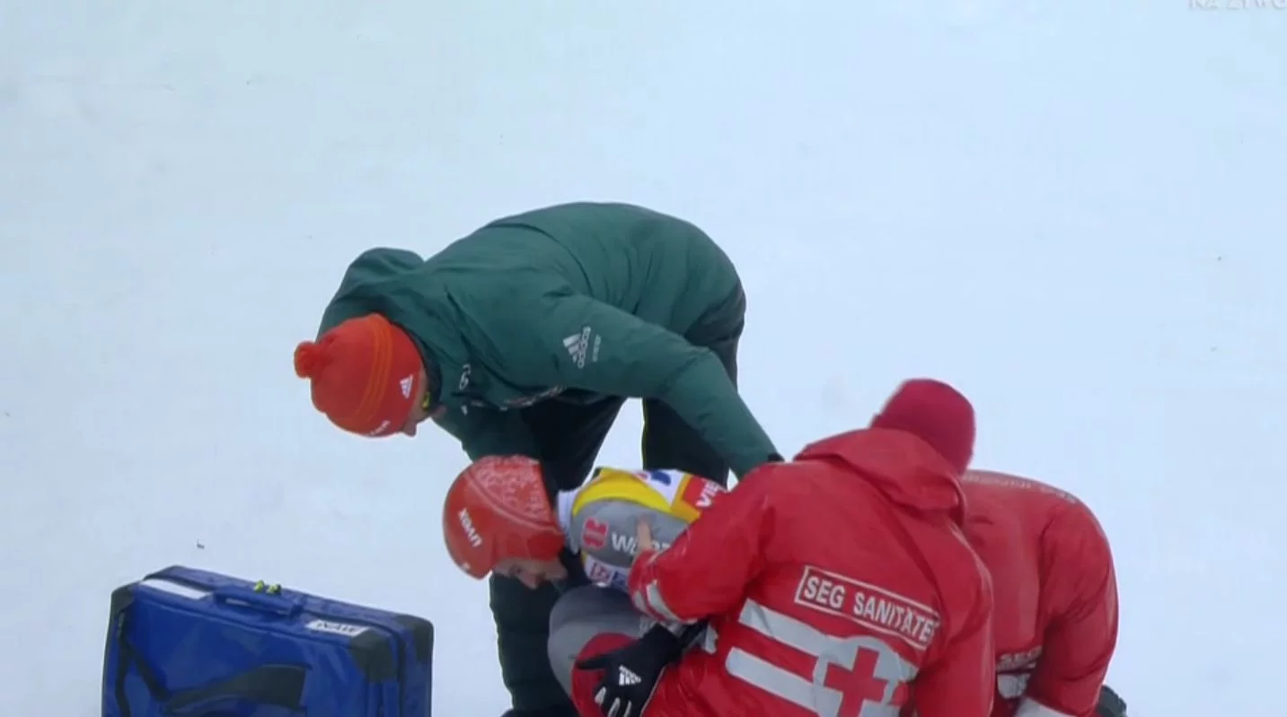 Richard Freitag upadł podczas konkursu w Innsbrucku