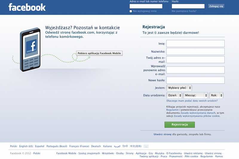 Akceptując regulamin Facebooka bezpowrotnie tracimy prawa autorskie do udostępnionych przez nas treści.