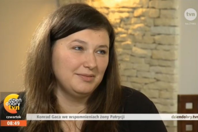 Żona Konrada Gacy wciąż nie poradziła sobie ze stratą męża.
