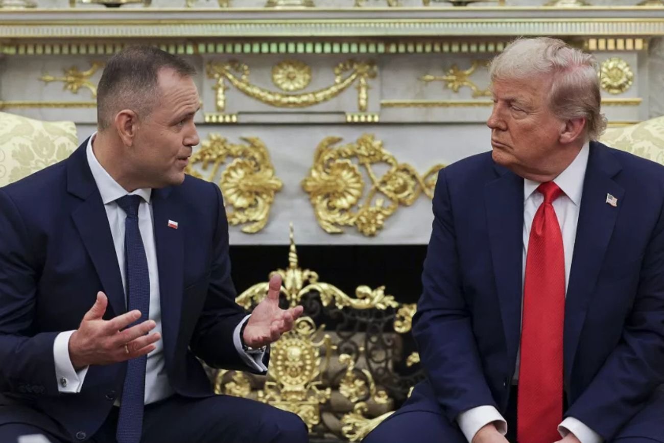 Tym Nawrocki bije Dudę na głowę. Tak rozmawiał z Trumpem w Białym Domu