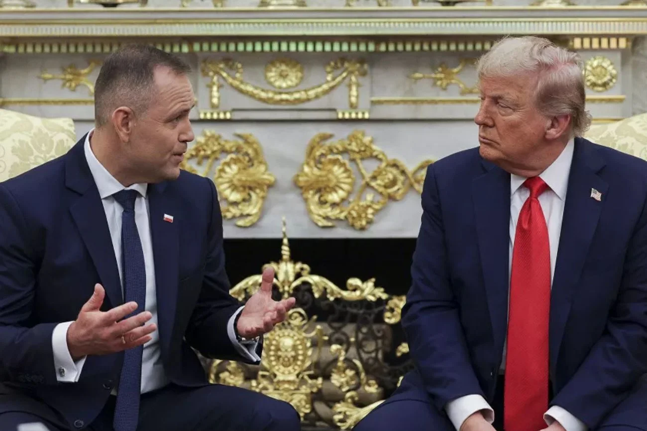 Tym Nawrocki bije Dudę na głowę. Tak rozmawiał z Trumpem w Białym Domu