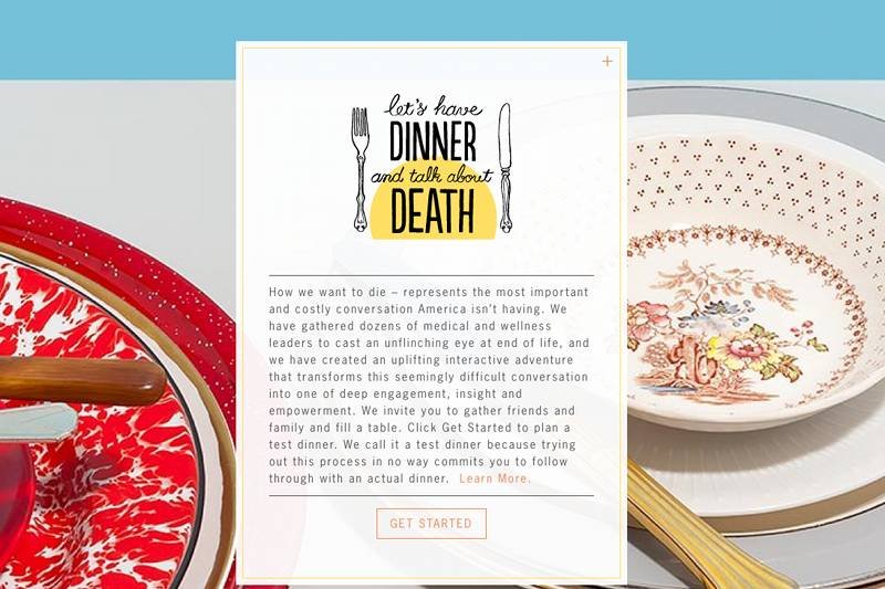 Zaproś rodzinę na obiad i porozmawiajcie o śmierci. Death dinners przełamują tabu wokół śmierci