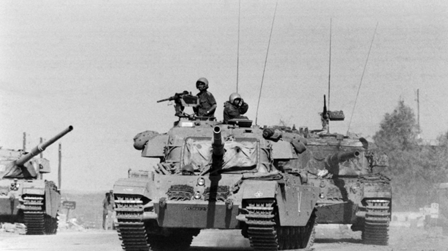 Izraelskie czołgi Centurion.