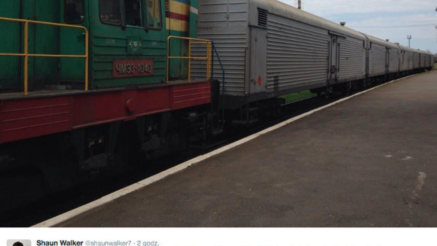 Ciała części ofiar umieszczono w wagonach chłodniczych.