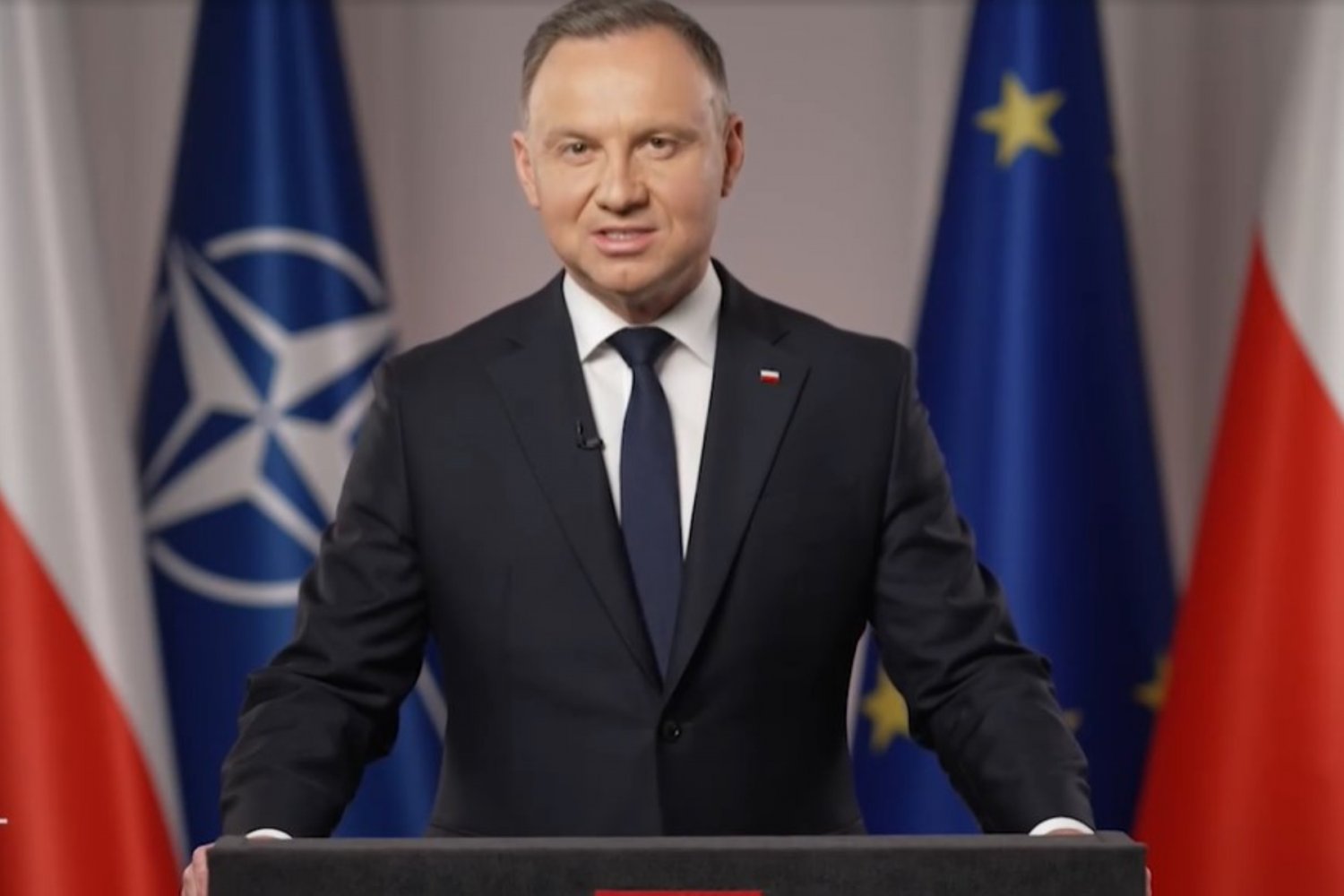 Andrzej Duda we wtorek wygłosił orędzie.
