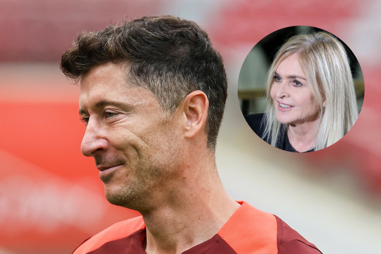 Robert Lewandowski dostał prezent od Moniki Olejnik.