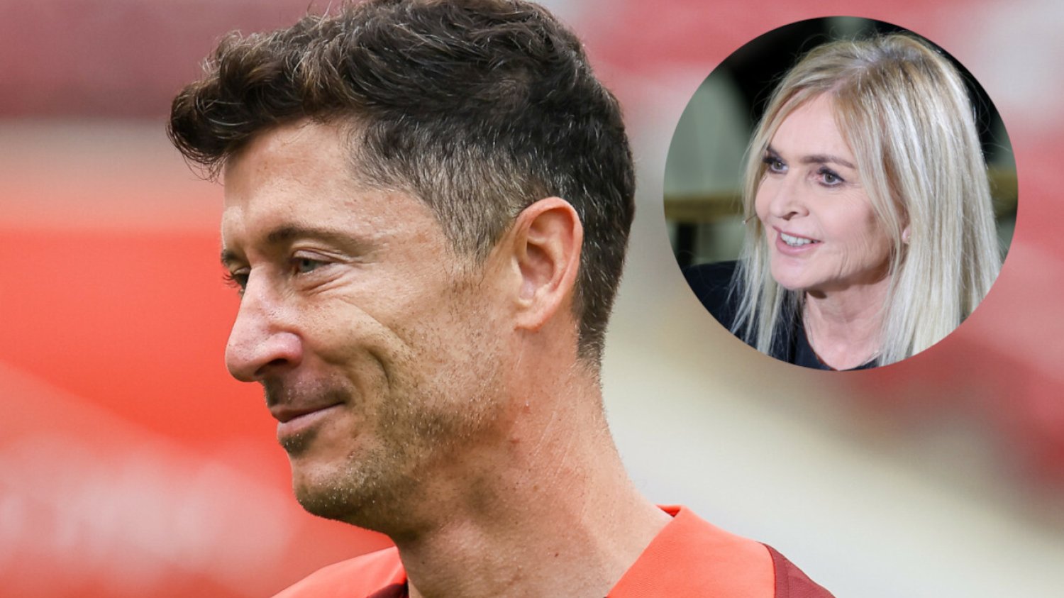 Robert Lewandowski dostał prezent od Moniki Olejnik.
