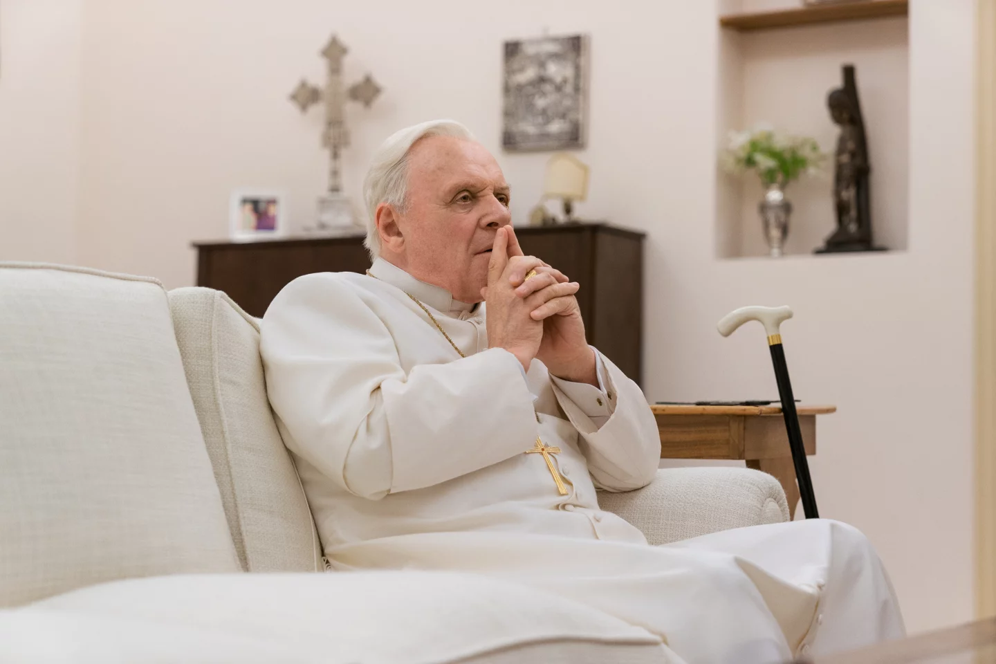 Anthony Hopkins dodał Benedyktowi charakterystyczny dla swojej gry aktorskiej element "niepokoju"