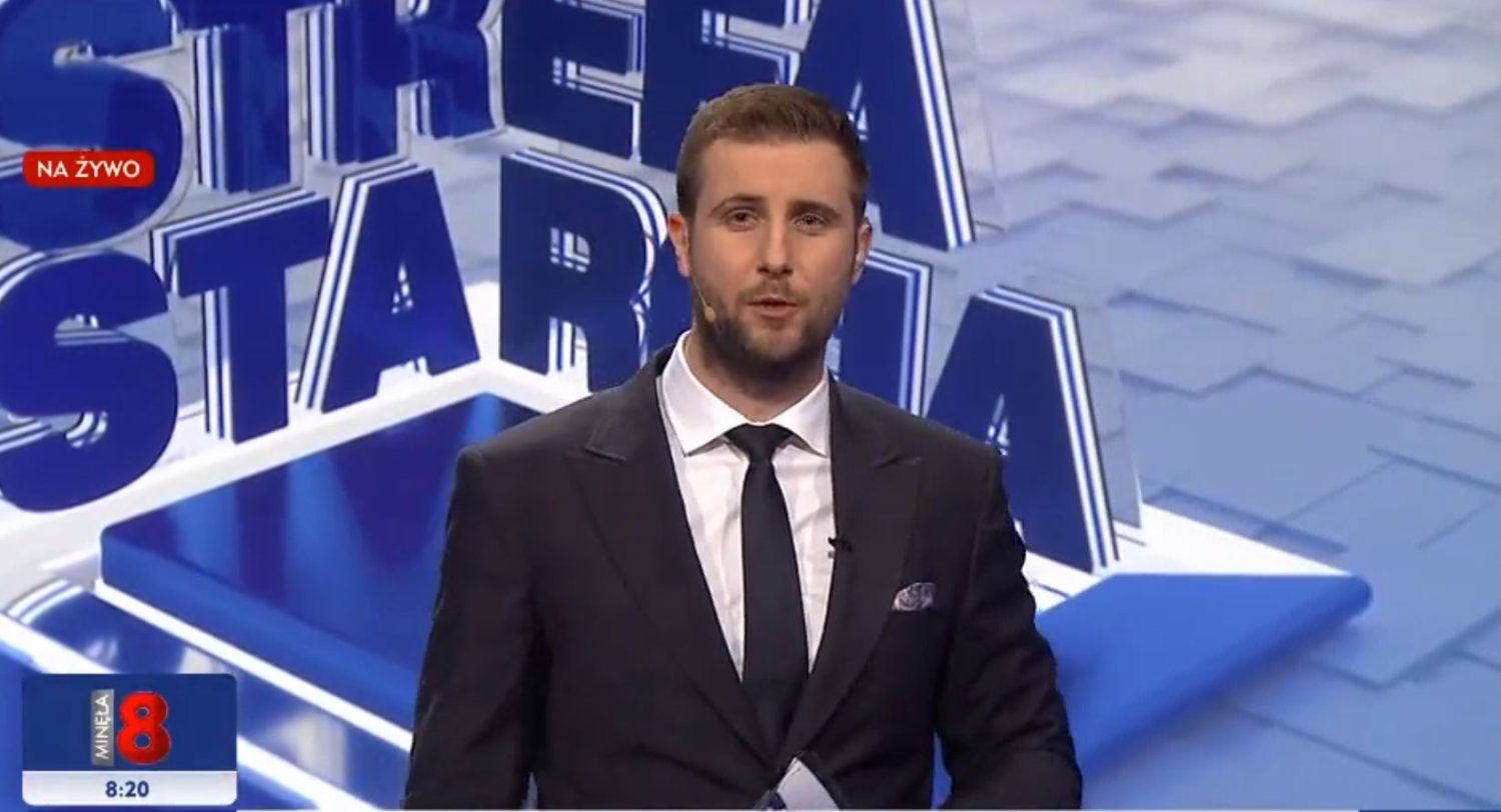 Miłosz Kłeczek w "Strefie starcia" wygłosił nietypową odezwę w sprawie wolności mediów.