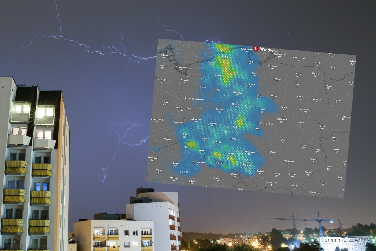 Wielokomórkowa burza w Polsce. Kiedy? (MAPA) Wielokomórkowa burza w Polsce. Kiedy? (MAPA)