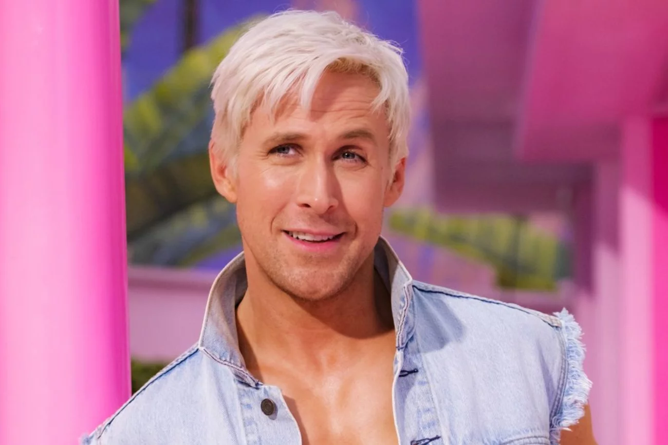 Ryan Gosling jako Ken w filmie "Barbie" Grety Gerwig.
