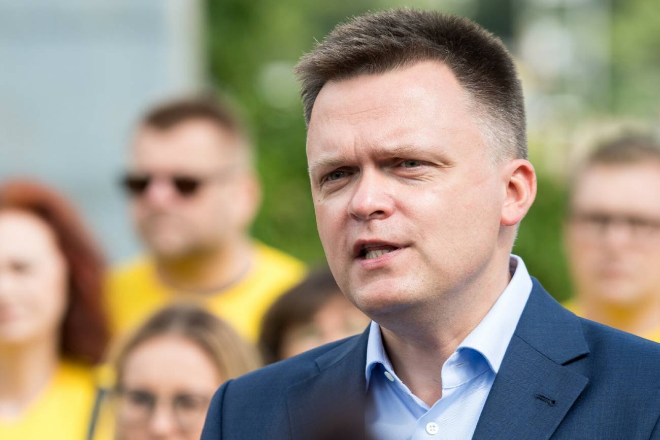 Lider formacji Polska 2050 Szymon Hołownia