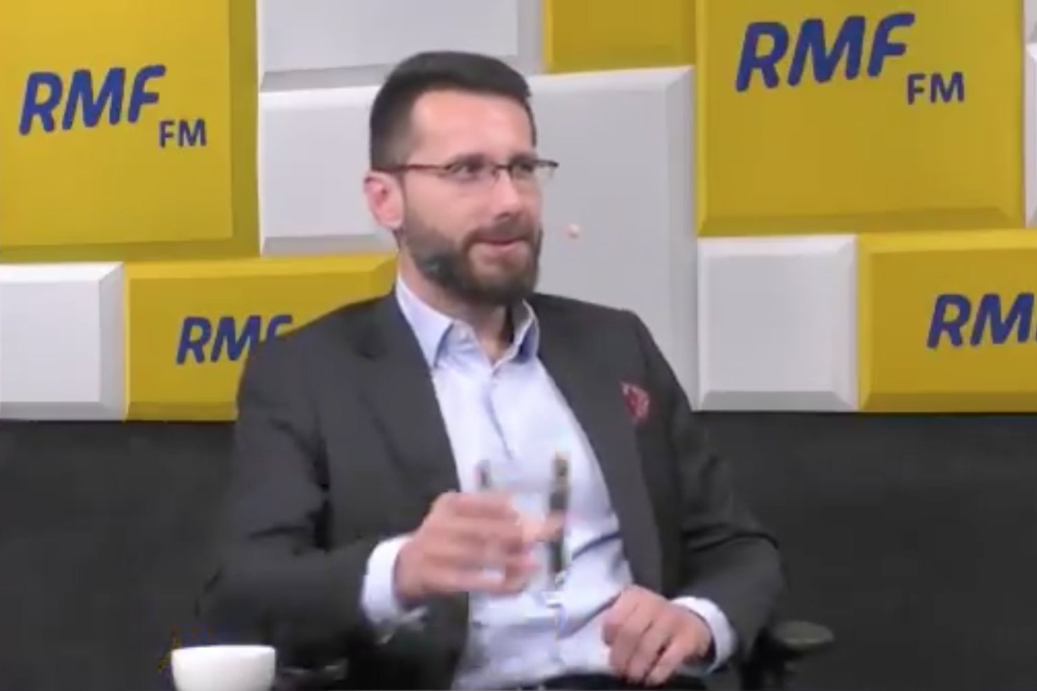 Radosław Fogiel przeszedł chrzest bojowy w RMF FM u Roberta Mazurka.