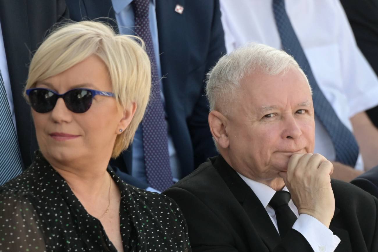 Julia Przyłębska i Jarosław Kaczyński