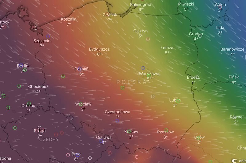 W Polsce ciśnienie ma gwałtownie spaść przez niż Joyce.