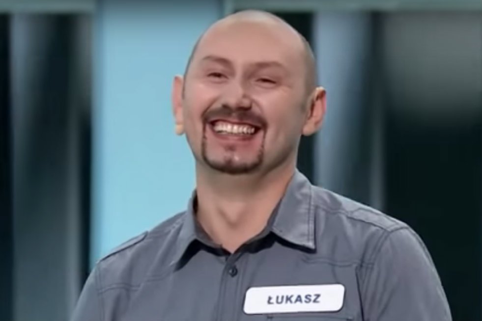 Pan Łukasz odgadł hasło w "Kole Fortuny" już po jednej literce.