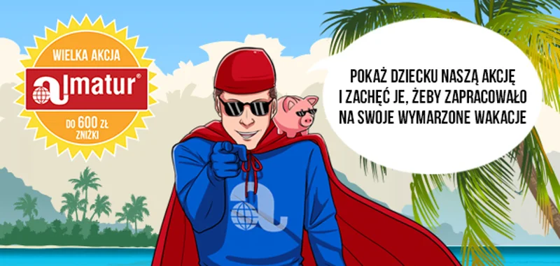 Kto chce pochwalić się swoimi zdolnościami sportowymi może wziąć udział w ogólnopolskiej akcji Almatur „Zapracuj na wakacje”. Wystarczy nagrać krótki filmik pokazujący, na co nas stać