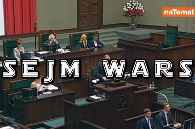 Poseł .Nowoczesnej mówił w Sejmie o "Gwiezdnych Wojnach" i ciemnej stronie mocy.