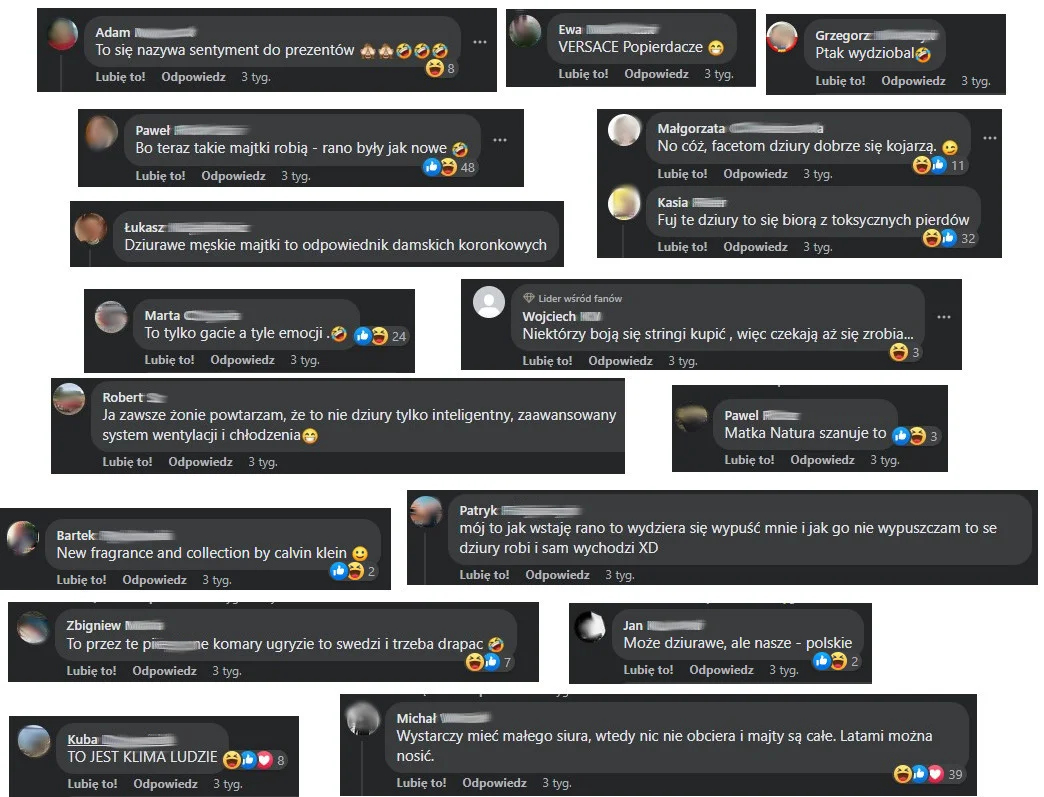 dziurawe majtki memy dziury w bokserkach skąd się biorą 