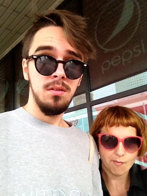 Anka Dobrak i Sebastian Dymel, założyciele ArtKiosku