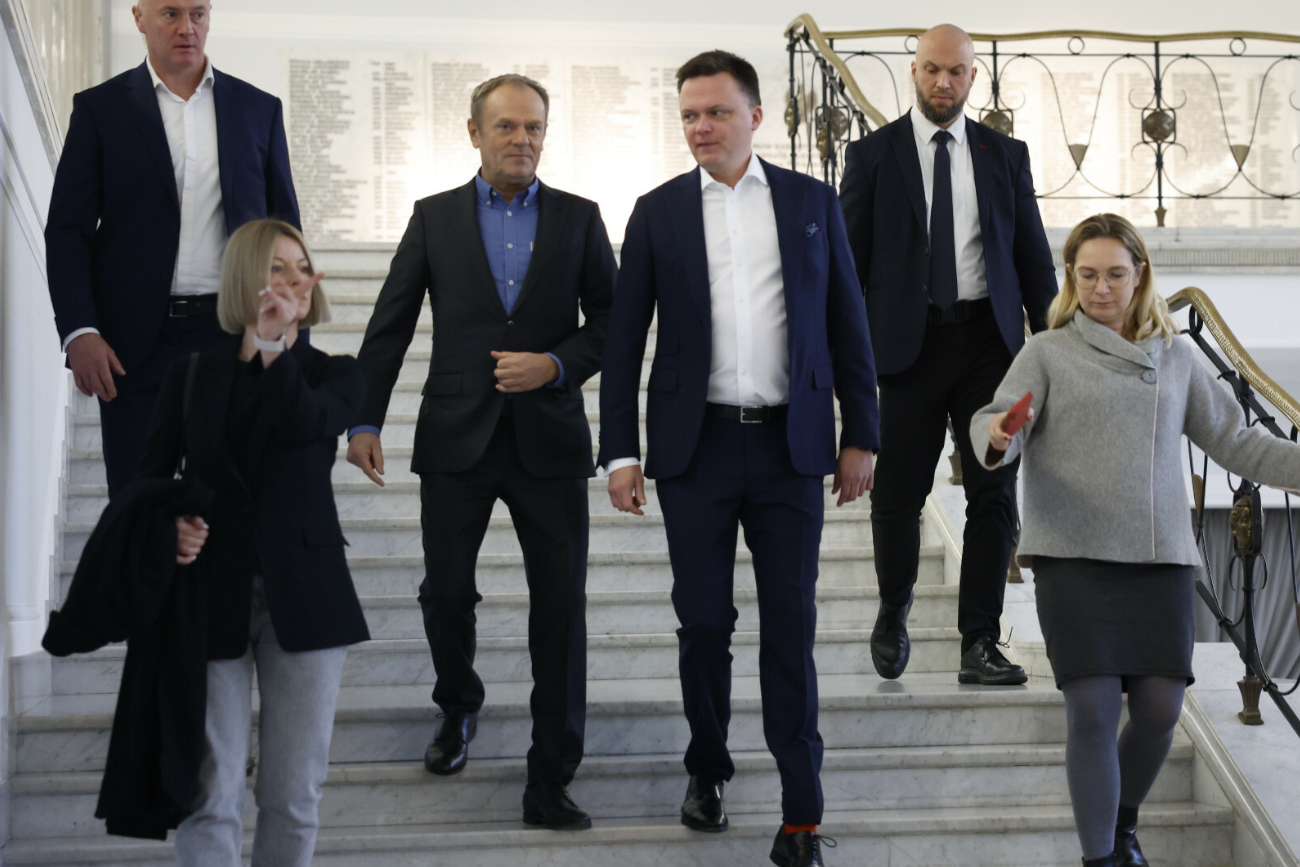 Tusk spotkał się Hołownią. Wiadomo, kiedy odbędzie się głosowanie ws. wyboru nowego rządu