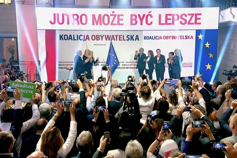 Koalicja Obywatelska zaprezentowała hasło wyborcze.