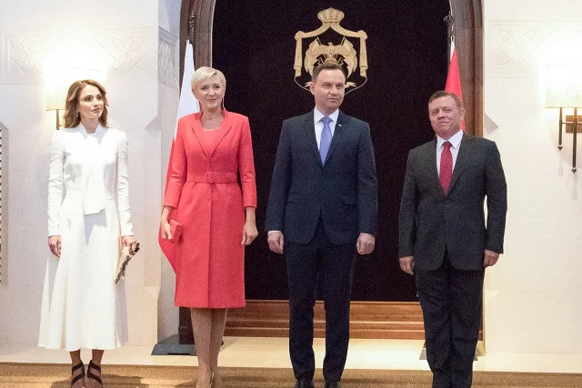 Para prezydencka w Jordanii. Agata Duda zachwyca internautów.