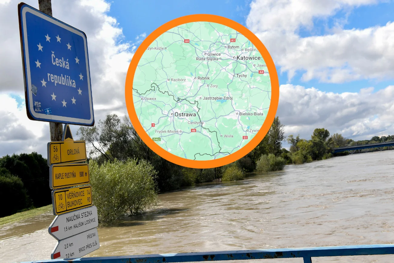 Okolice miejscowości Chalupki na granicy polsko-czeskiej (15 września 2024)
