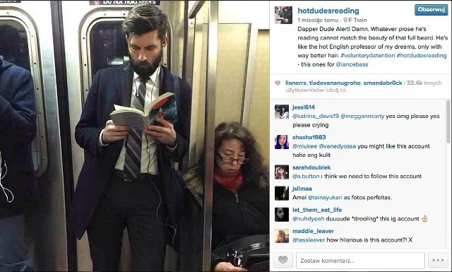 Przystojniacy, którzy czytają, byli niedawno absolutnym hitem na Instagramie.