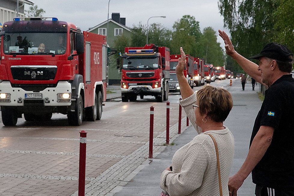Polacy byli żegnani jak bohaterowie.
